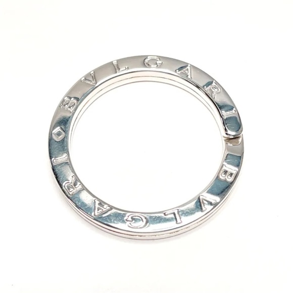 BVLGARI B Zero 1 Silver Sterling Silver 925 Key Ring Pendant + Box - Picture 4 of 14